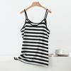 M to 6XL Plus size camisole Summer Modal Striped Cami Top Slimming  loose fit Sleeveless Tank Tops Versatile Baselayer
