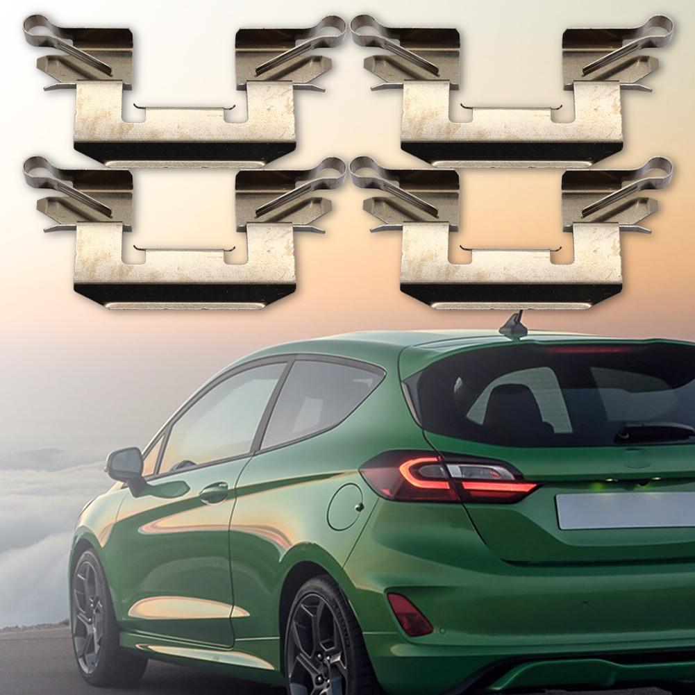 4Pcs Front Brake Pad Fitting Kit Shims OE BPF1772A Front Disc Brake Caliper Hardware Kit for Ford Fiesta MK7 2008-2017