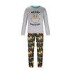 Parent-child Christmas Print Home Suit Long-sleeved Top And Pants
