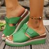 Fashion Summer Women Platform Sandals New Lightweight Sandals Trend Simple Fashionable Slides Women Casual Slip-On Wedge Shoes Women