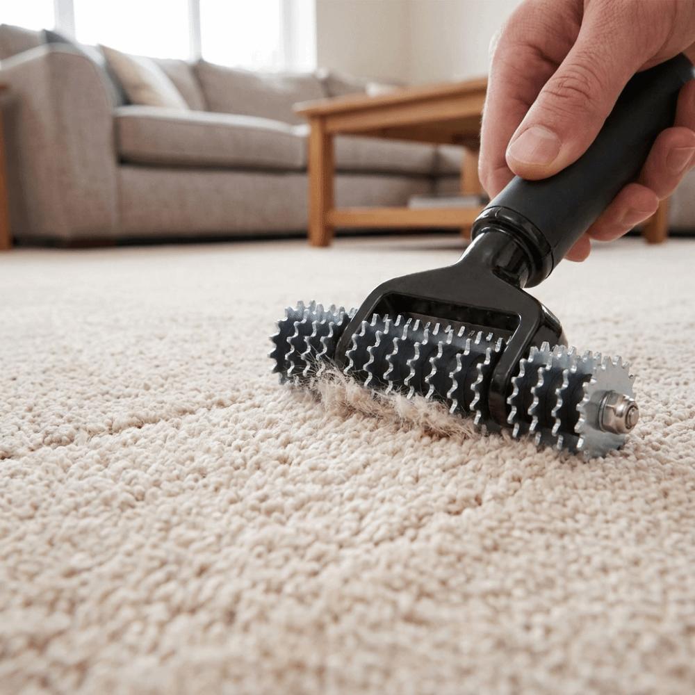 Serrated Toothed Wheels Carpet Seam Roller 5 Inch Carpet Roller Carpet Installation