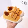 Child Canvas Shoefour Season New Korean Version Child Soft Single Shoe Casual Girl Slip Travel Shoe Boys School Walking Shoe