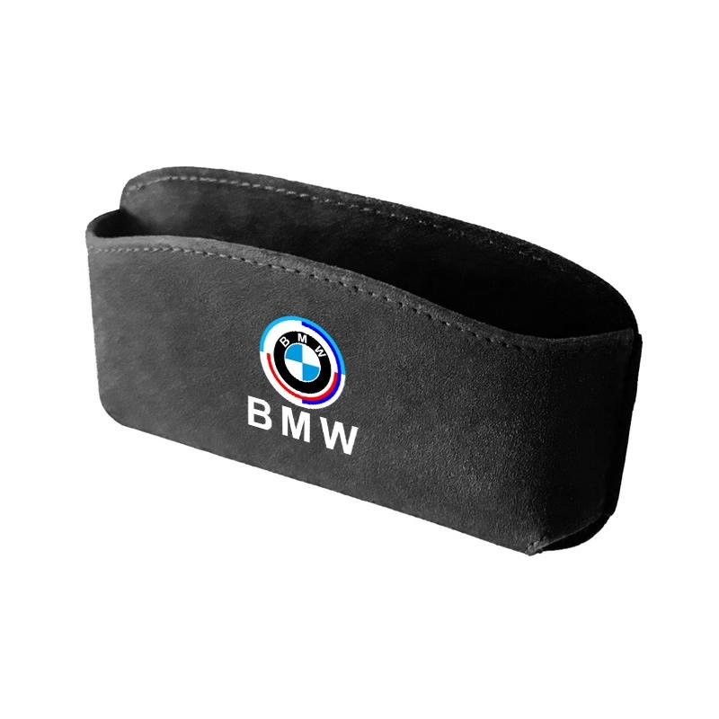 Multi-Functional Car Eyeglasses Organizer Box Auto Emblem Storage Accessories For BMW 50th Anniversary 3 5 7 Series E83 F16 E70 z4