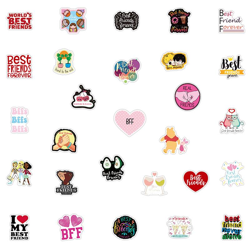 buy 50pcs best friends graffiti stickers decals scrapbooking diy phone laptop gifts at affordable prices free shipping real reviews with photos joom