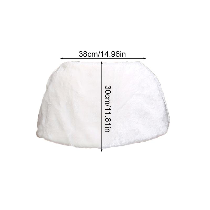 1 Stück Plüschfell Volles Kleid Schal Perle Lockerer Mantel Warmhalten Schal Winterumhang Weste