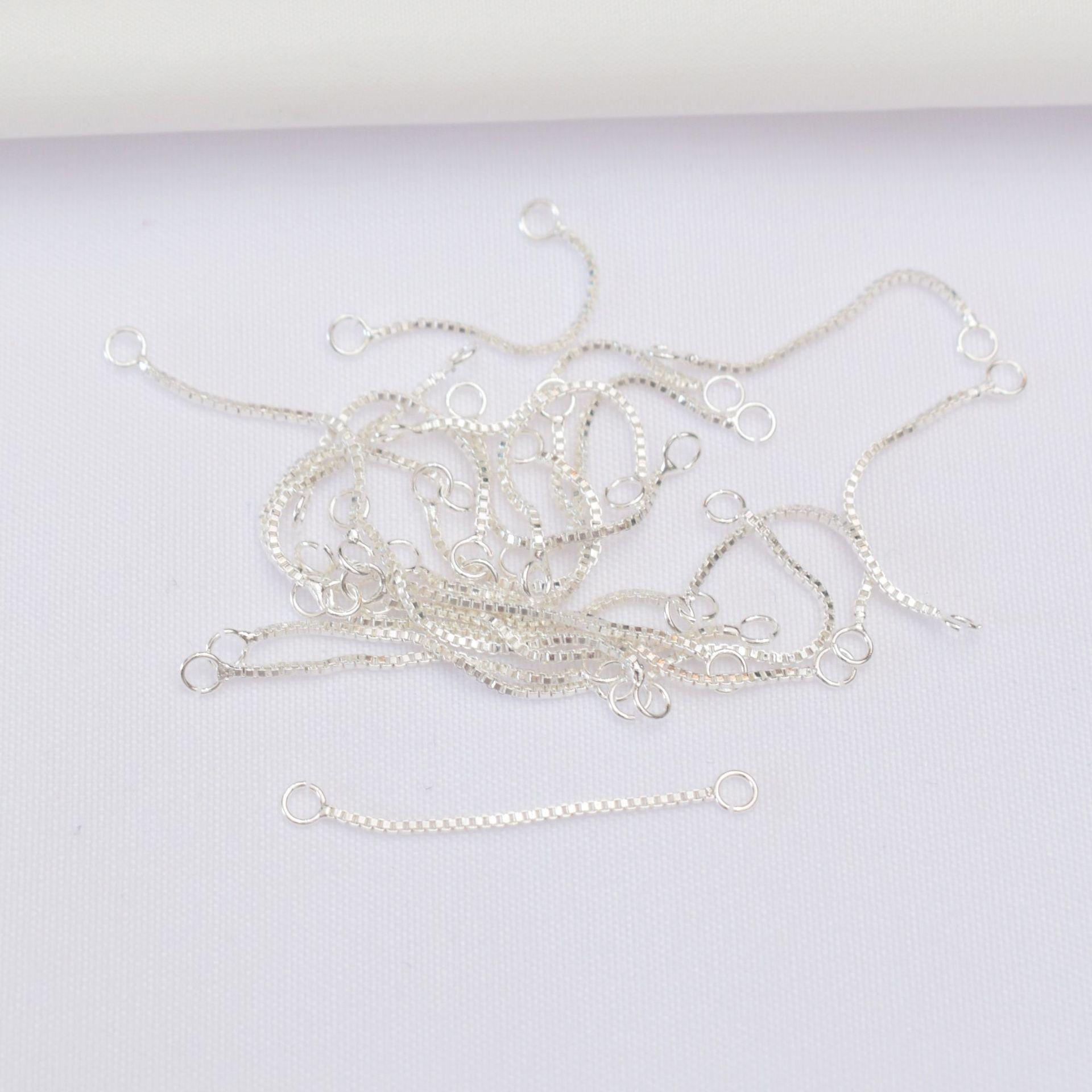 

10 шт. 14-каратного золота, сохраняющего цвет цепочки-коробки, наушники, двойное подвесное соединение, цепочка для ушей, ручная работа, ювелирные аксессуары.