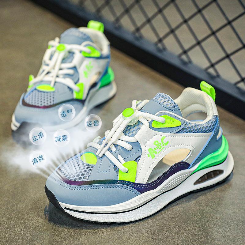 

Boys sports shoes summer children s breathable mesh hollow frame shoes girls lightweight casual sandals trendy shoes 39