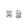 Zirconia Magnetic Ear Clips | No Piercing Faux Stud Earrings for Couples In Stainless Steel