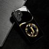 J Letter New Glass Phone Case Suitable for Samsung Galaxy S26 S25 S24 S23 S22 S20 FE/Ultra/Plus Anti Drop Back Cover