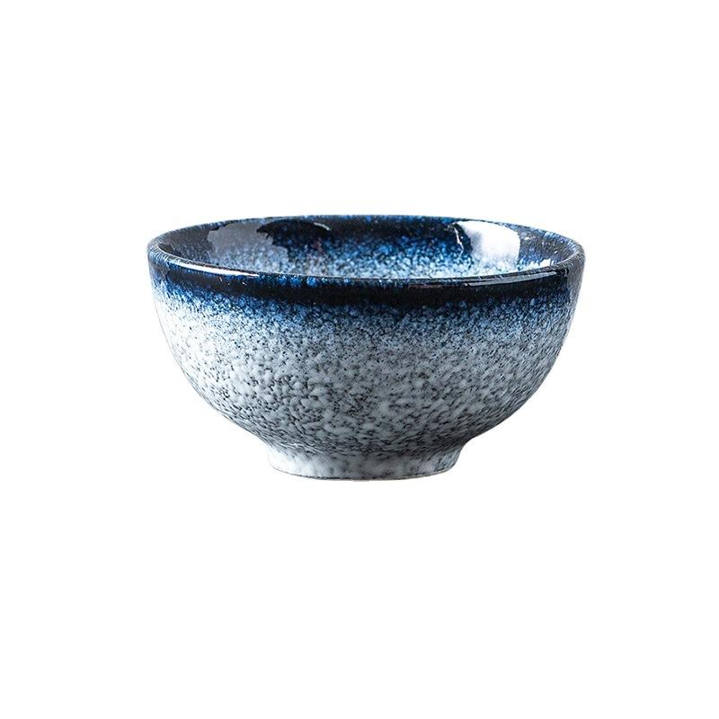 4.5-inch 300ML Ceramic Rice Bowl Household Tableware(Without Chopsticks and Spoons)