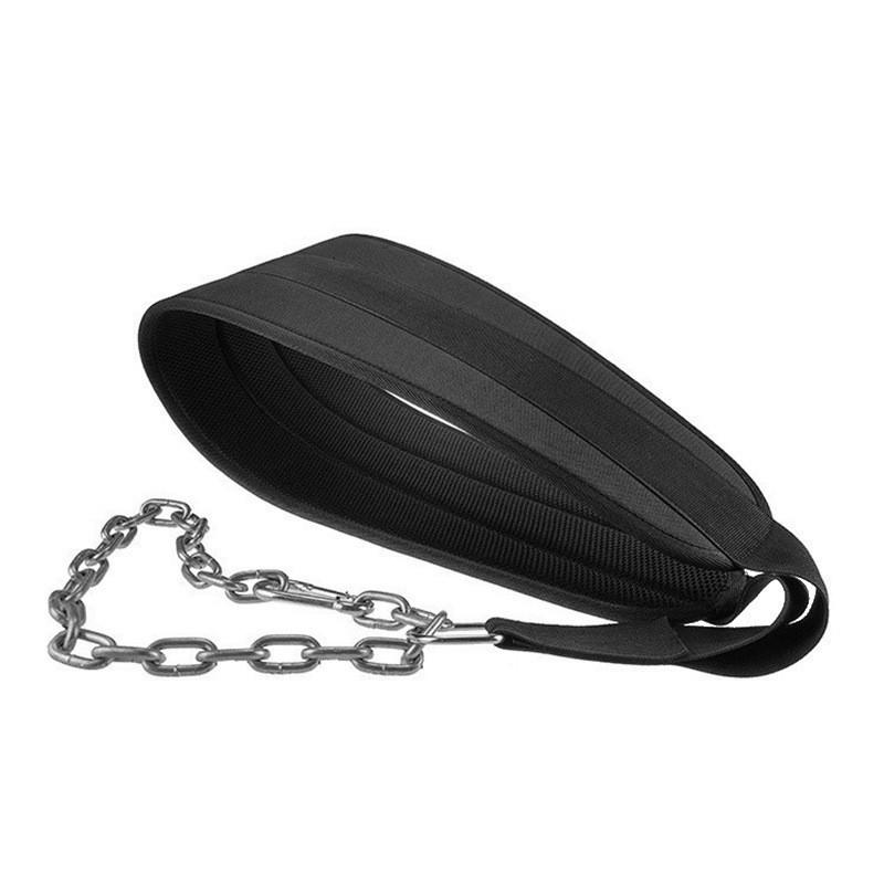 Weighted Fitness Belt for Pull-Ups & Squats with Thick Chain
