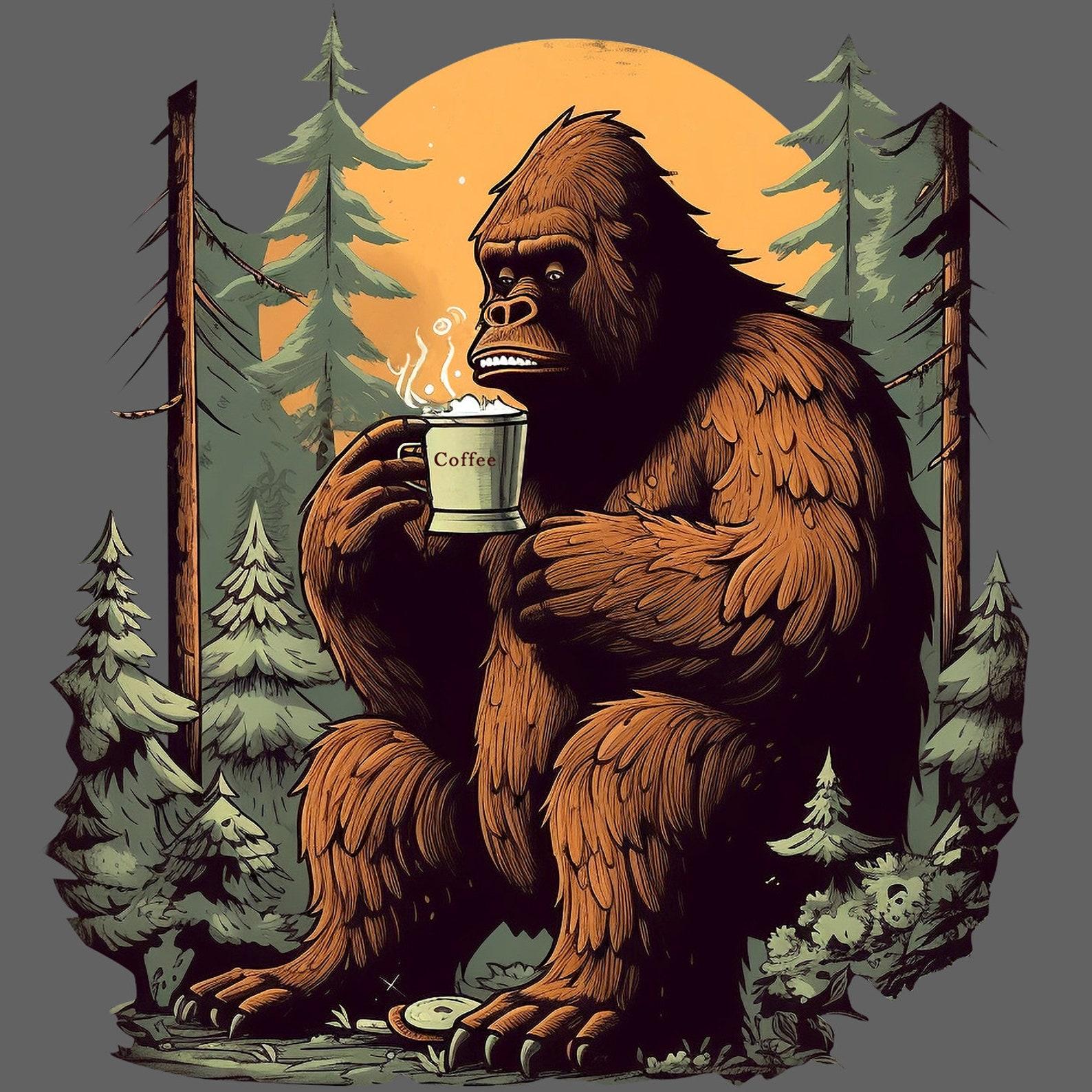 Big Foot s Coffee Break in the Forest: A Moment of Peace in the Woods | 2Merchants S