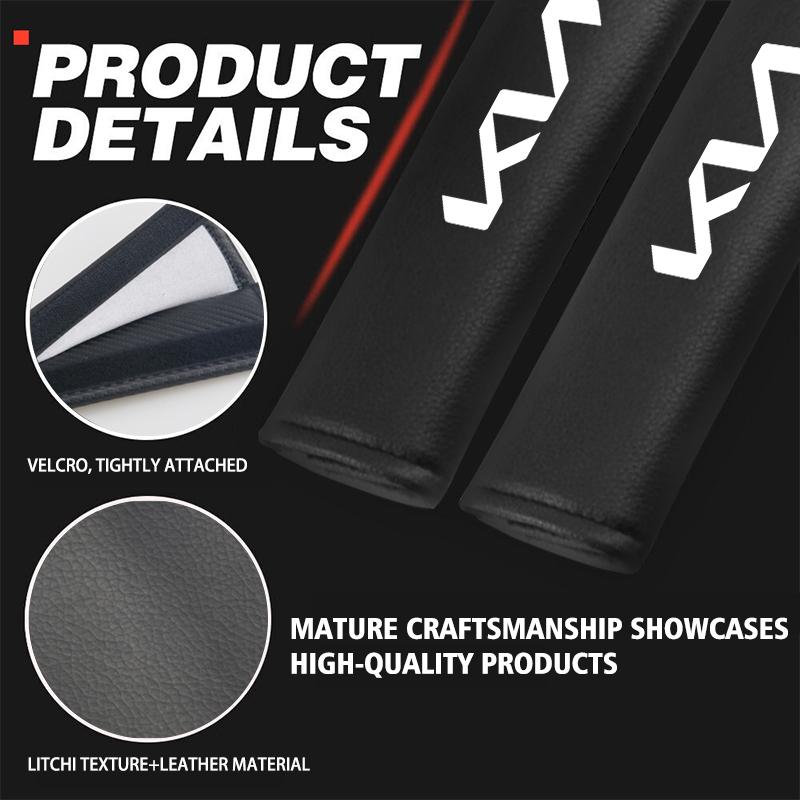 AGF3 1/2Pcs Carbon Fiber Car Seat Belt Cover Shoulder Pad Protector Cover Safety Belt Padding Pad Cushion For KIA K5 Rio Ceed Rio K2