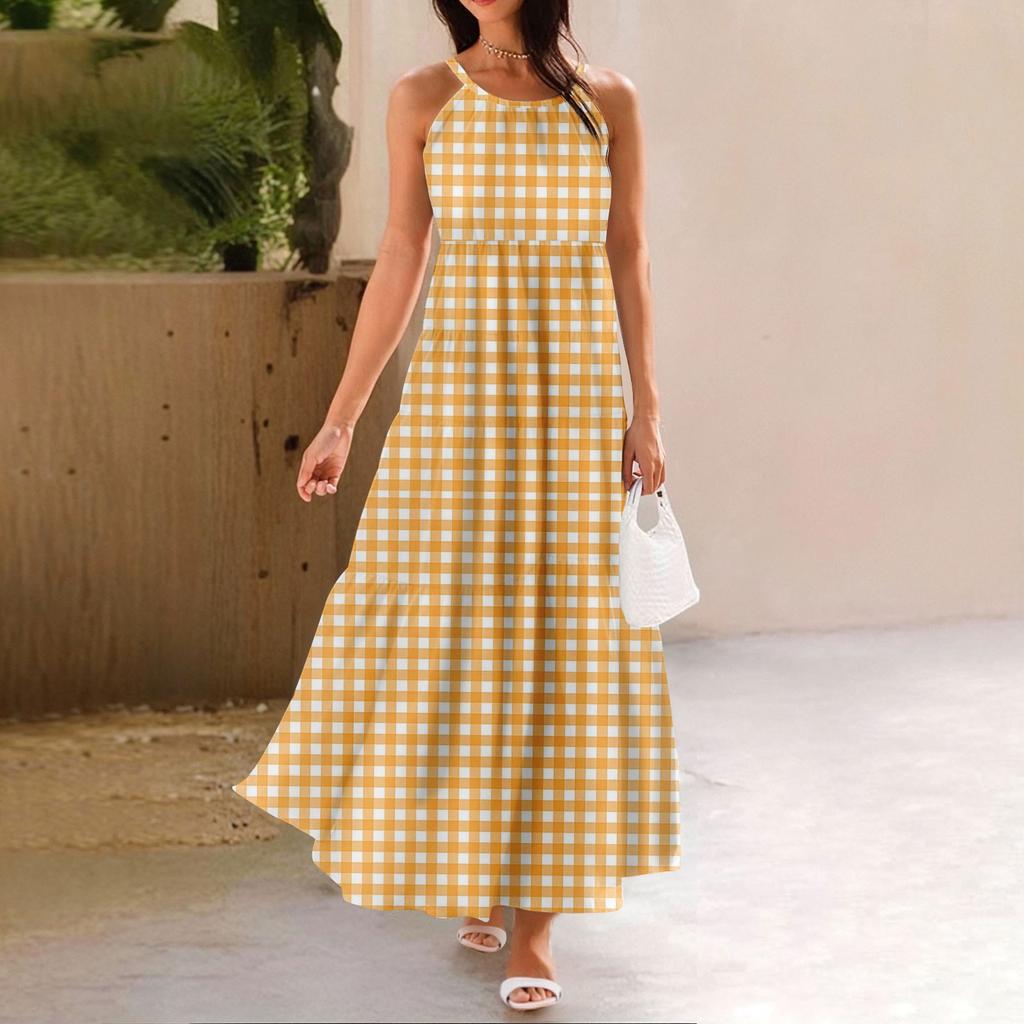 Women's Summer Casual Fashion Suspender Sleeveless Dress