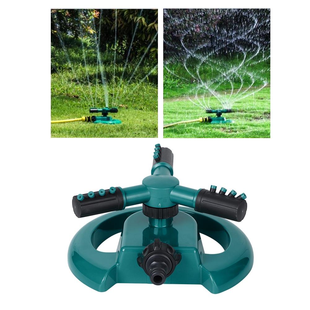 

Three Arms 360 Degrees Rotating Garden Water Sprinkler Lawn Watering Irrigation ToolGreen зелёный