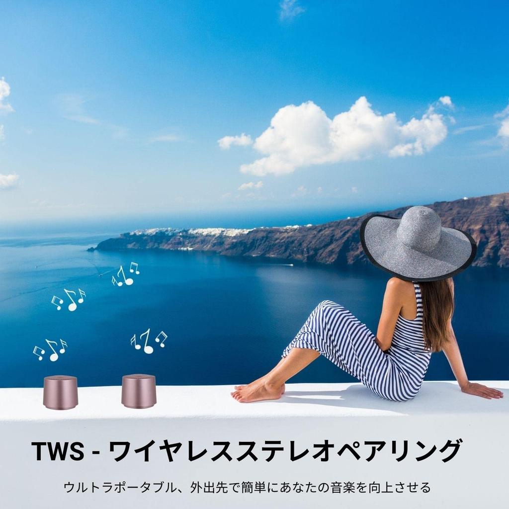 HOAIYO Compact Bluetooth Speaker with EVA Carrying Portable Wireless TWS Stereo 6 Hours of Continuous Ideal for and Gifts Case, Speaker, Pairing,