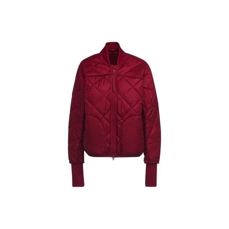 (WMNS) adidas Karlie Kloss Light Padded Jacket Asia Sizing Burgundy Women s GT5989 M