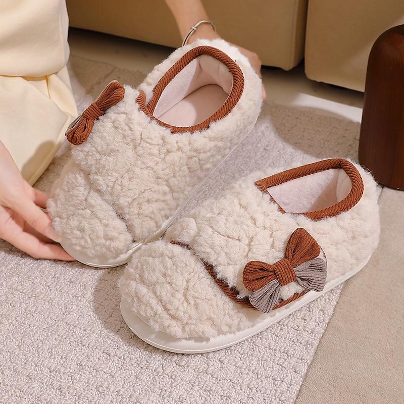 2025 Postpartum Women's Non-Slip Slippers - Soft, Thickened, Adjustable Cotton Shoes for 10-11 Months Winter