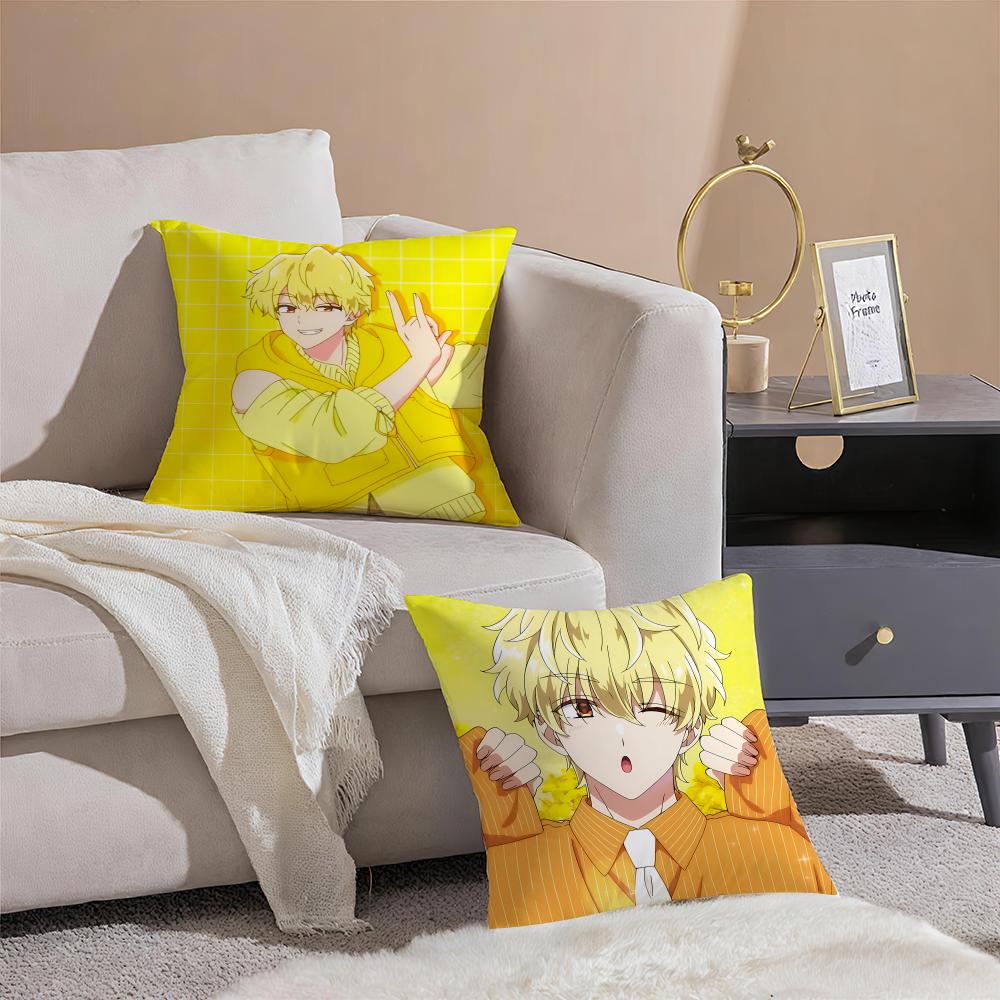 Anime Tamon-Kun Ima Dotchi Cushion Cover Eco-Friendly Odorless Healthy Pillowcase Soft & Comfortable Kid-Safe No Filling