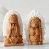Praying Girl Angel Silicone Mold Diy Candle Scented Wax Plaster Ornament Mould Handmade Crafts Home Decoration Mold