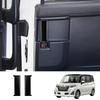 For TOYOTA ROOMY    2024 ABS Black Interior Middle Door Handle Catch Bowl Panel Cover Trim Protector Accessories