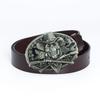 Trendy Men's Retro Cowhide Leather Belt - Genuine Casual Style for Trousers