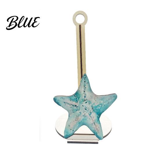 Paper Towel Holder Solid Wood Design Style Ocean with Seahorse Vertical Holder Kitchen Roll Stand Durable Wooden Crab Sailboat