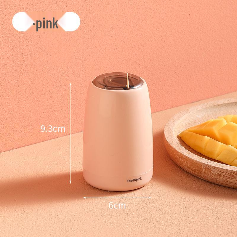 

Автоматическая выдвижная зубочистница для дома и ресторана розовый