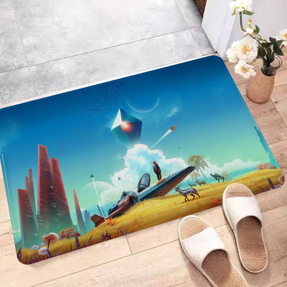 

Survival Game No Mans Sky Bath Mat Kids Room Bedroom Decoration Balcony Anti-Slip Doormat Living Room Alfombra 40x60 cm