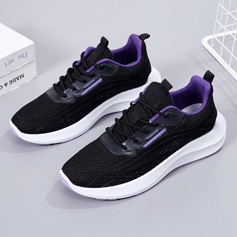 Sports women's shoes autumn soft sole comfortable breathable casual shoes women's fashion low top low heel