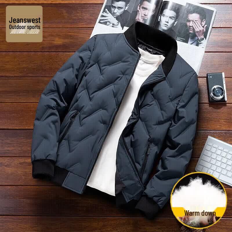 Мужская утолщенная пуховая куртка Jeanswest для активного отдыха M