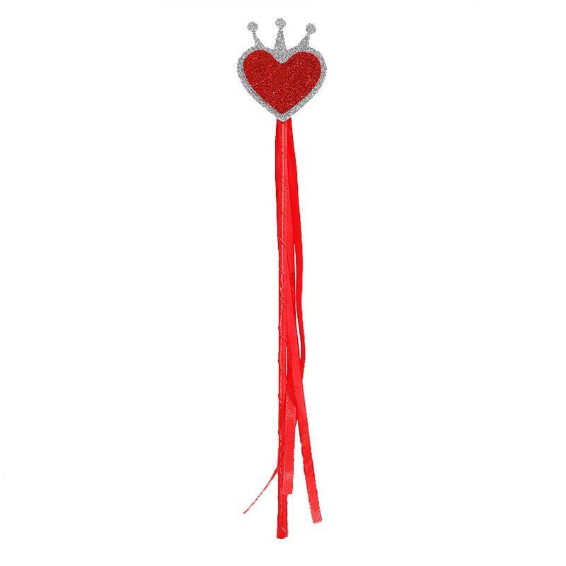 Valentine's Day Red Heart Headband Hair Clip - Wedding & Party Photo Prop