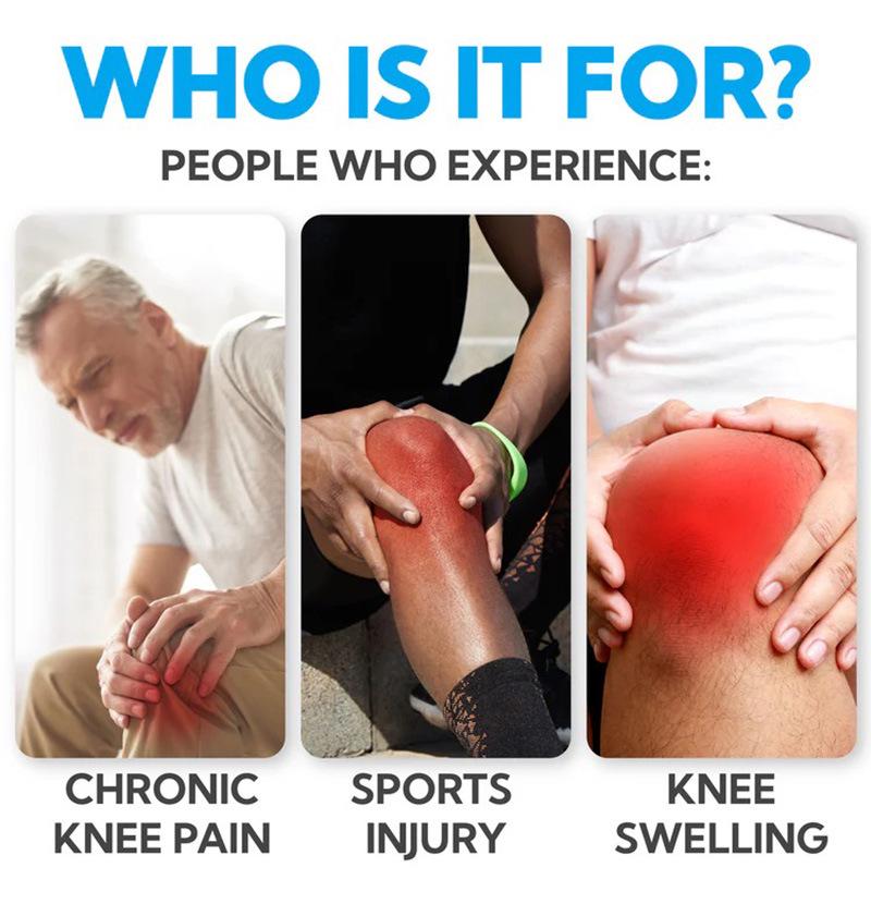 Heated Knee Massager with Vibration Therapy for Joint Relief