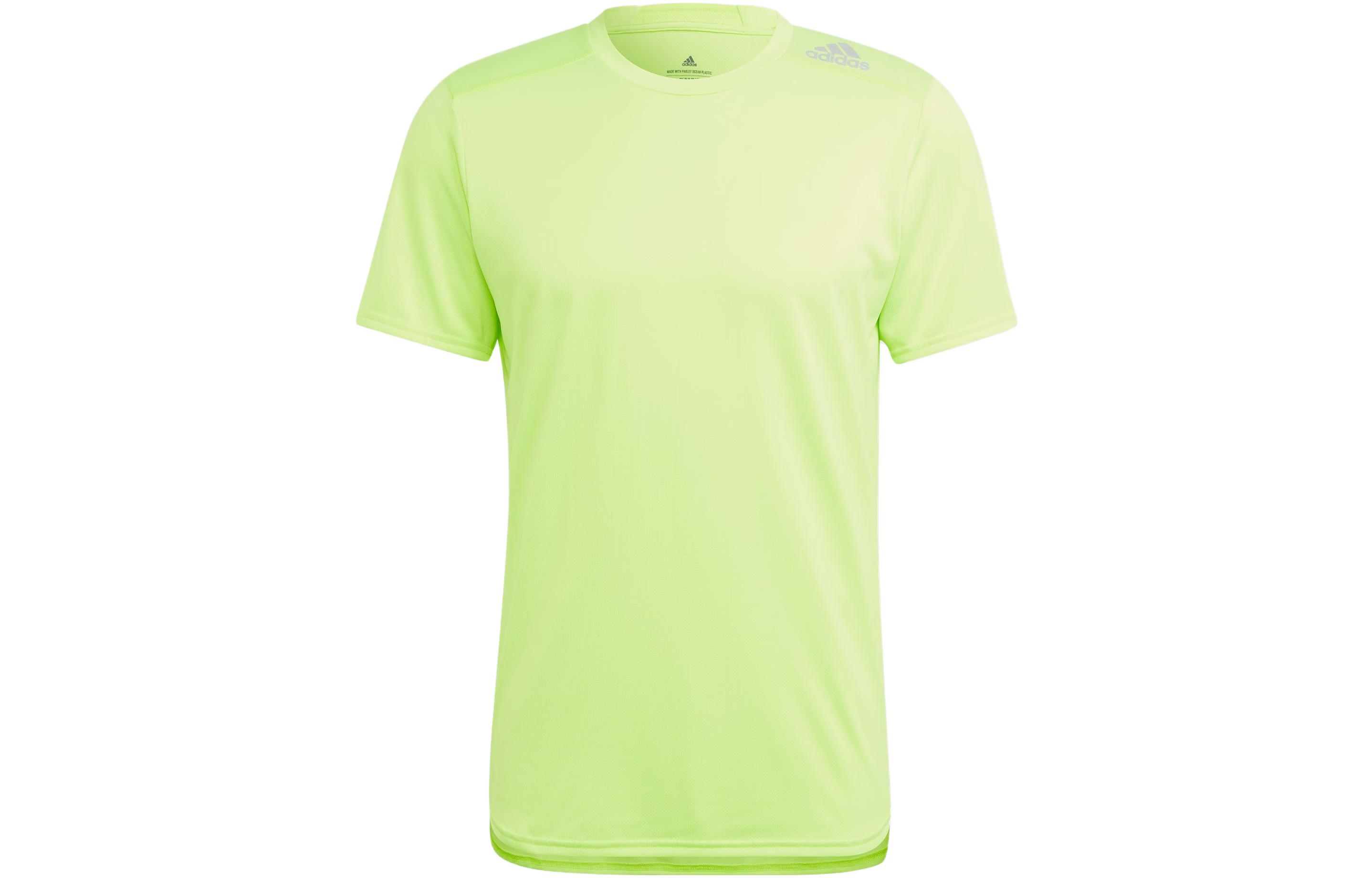 Adidas DESIGNED 4 Running T Shirt Men s Bright Lemon IJ9379 XXL