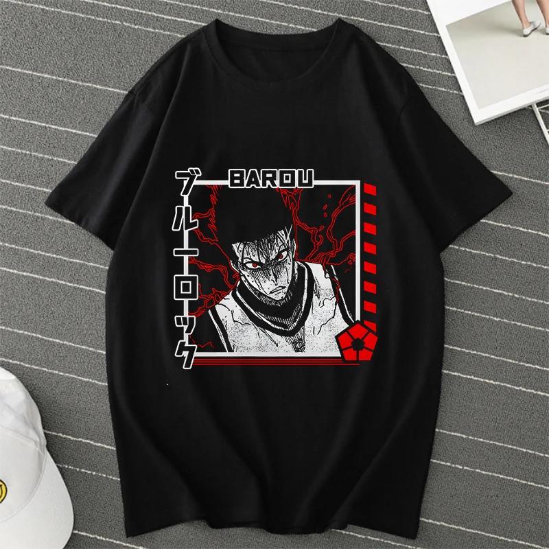 

BLUE LOCK Yoichi Isagi Manga Shirt Retro Hip Hop Unisex T-Shirt Streetwear Graphic T Shirts BLUE LOCK Oversized T-shirts Tops S