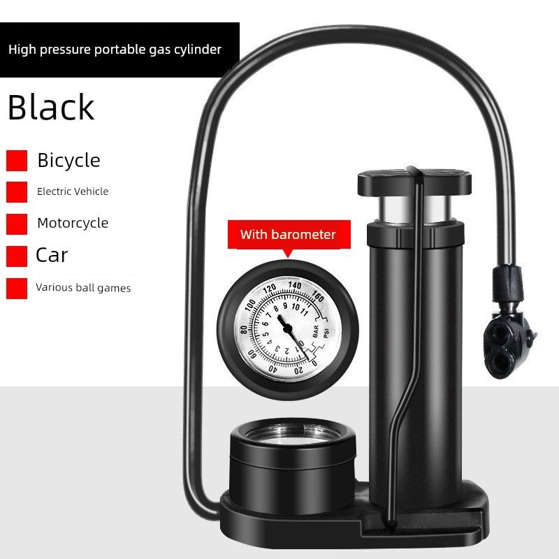 Car Air Pump, Car Tire Inflator, Dual-Cylinder Car Tire Pressure Pump, Foot-Operated Air Pump, Manual Air Pump