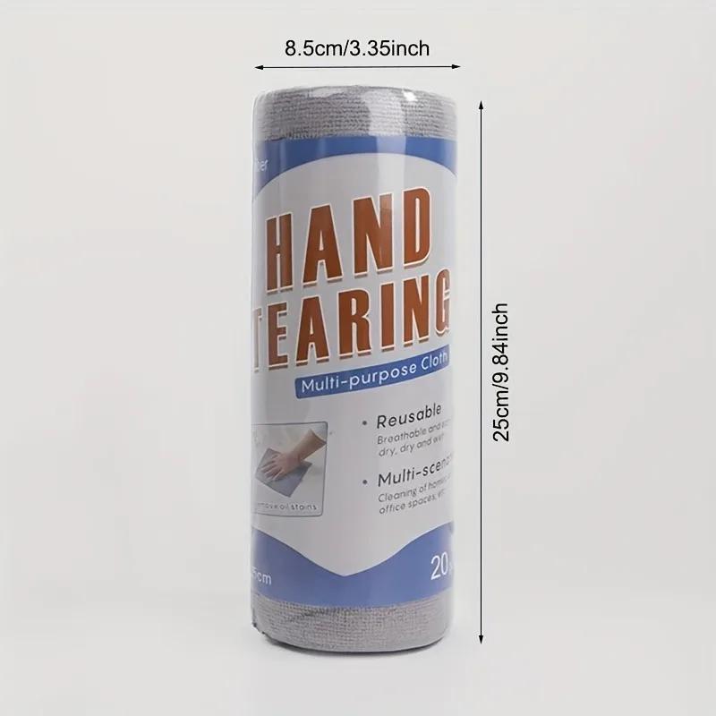 Microfiber Cleaning Cloths - 20 Sheets/Roll, Super Absorbent & Reusable Kitchen Towels, Multi-Purpose Kichen Accessories