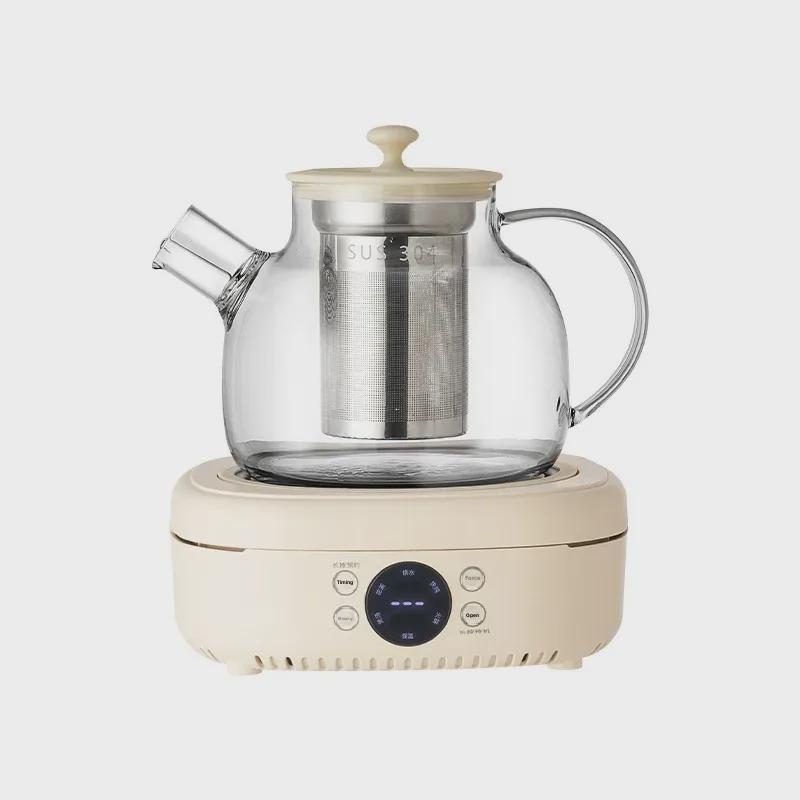"Smart Indoor Electric Tea Maker: Multifunctional Glass Stove for Tea and Kettle Brewing"