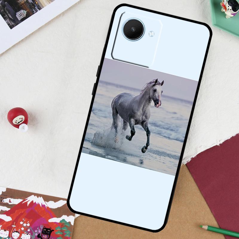 

Running Horse Animal For Realme 14 Pro Plus 13 10 11 12 GT 6 5 6T GT7 Pro C61 C55 C53 C51 C21Y C25S C67 C75 Case Realme C61