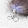-Fur Fluffy Keychain Pendant Simulated Fur Design Soft Touch Hold Pendant For Students Backpack Decoration
