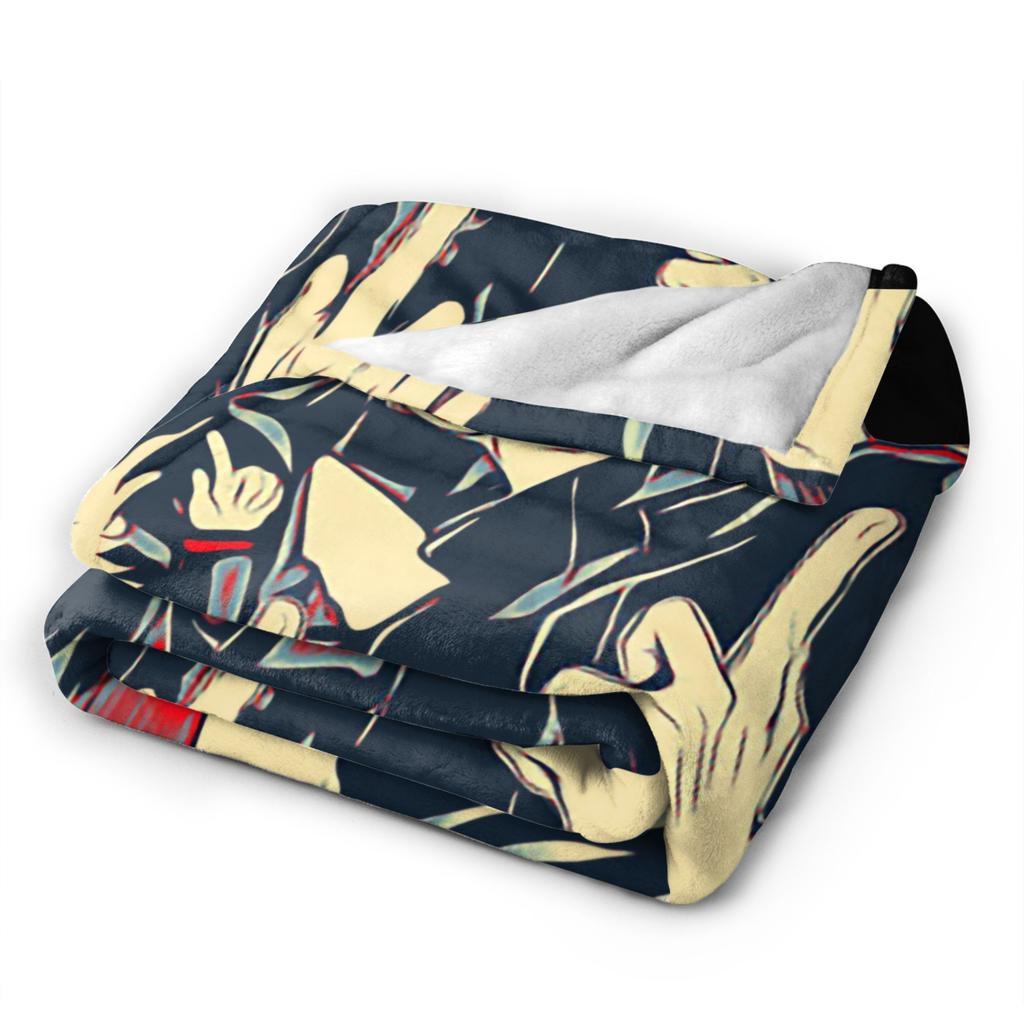 Jujutsu Kaisen Sorcery Fight  Blankets Gojo Satoru  Yuji Itadori Flannel Throw Blanket Bedroom Sofa Ultra-Soft Warm Bedsprea,