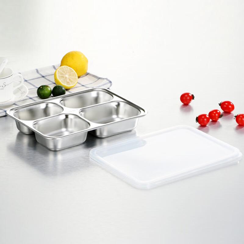 Qianxing Kids 304 Stainless Steel Divided Lunch Tray