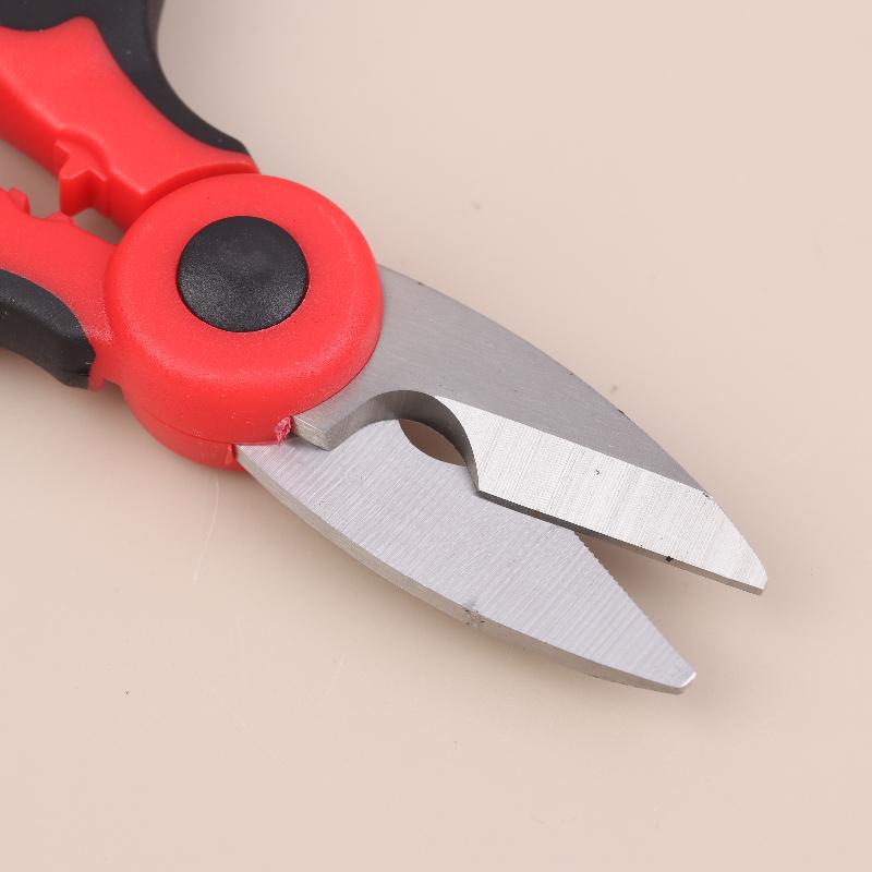 Industrial-Grade Heavy-Duty Cable Cutters Electrician'S Shears, Non-Slip Manual Wire Strippers, Household Shears (With Sheath)