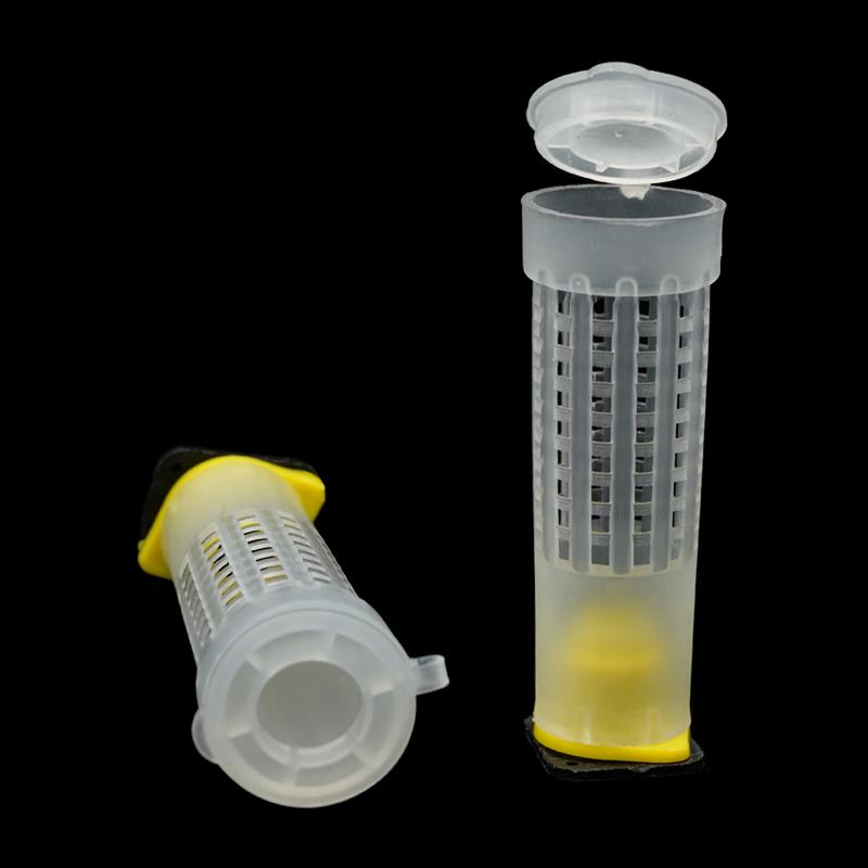 100Set/lot Beekeping Tool Rearing Cup Kit Queen Bee Hair Roller Cages W/ Cell Cup Holder and Cell Fixtures Beekeepers Equipment