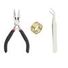 Handmade Multifunctional Diagonal Pliers & Pouch Set with Measuring Disc