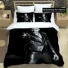rock star Johnny Hallyday Bedding Set Boys Girls Twin Queen King Size Duvet Cover Pillowcase Bed boys Adult Bedroom