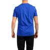 Versace Logo Buchstabenmuster Bedrucktes Rundhals-Kurzarm-T-Shirt Herren Oberteile Blau A89497S-A230901-2UB80