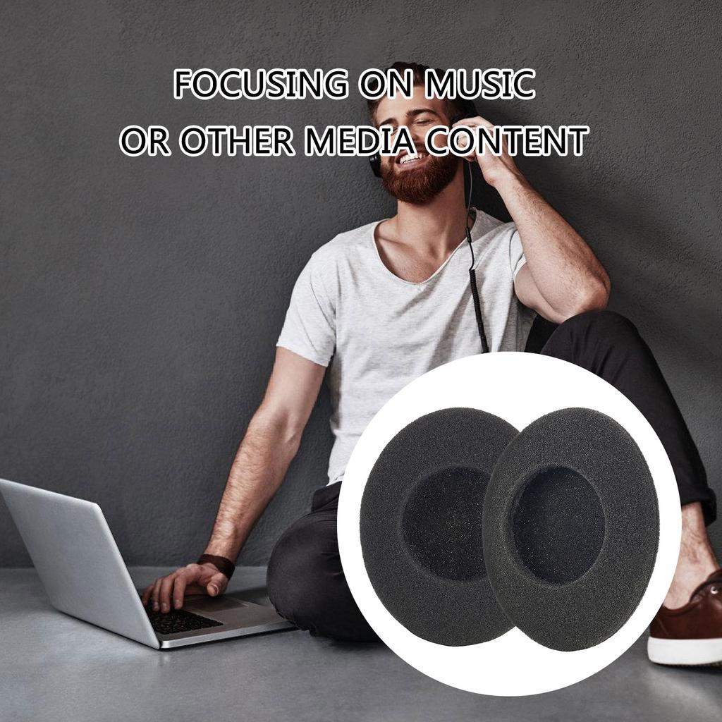 Breathable Foam Ear Pad Providing Superior Comfort Audios Enhancement for MDR24/44/54/64/33/101/5020 Extended Use