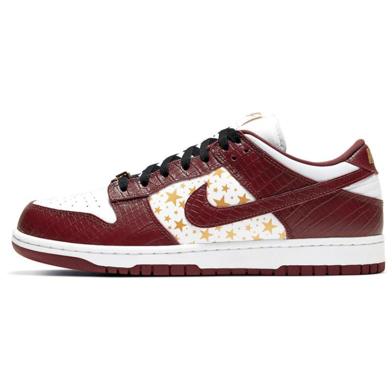 Nike Sb Dunk Low Supreme Stars Barkroot Brown 2021 Skateboard Shoes DH3228-103