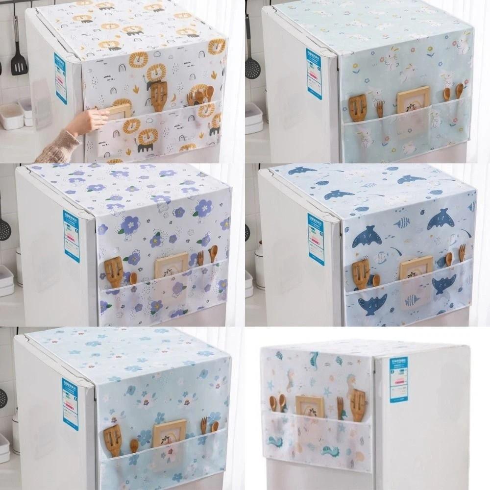 Washable Foldable Storage Dust Cover PEVA Washing Machine Cover New Household Appliance Cover